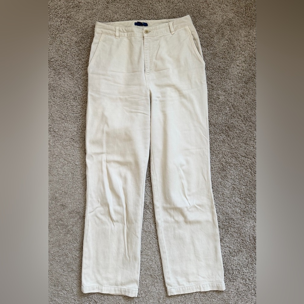 Vintage J. Crew Cream Trousers